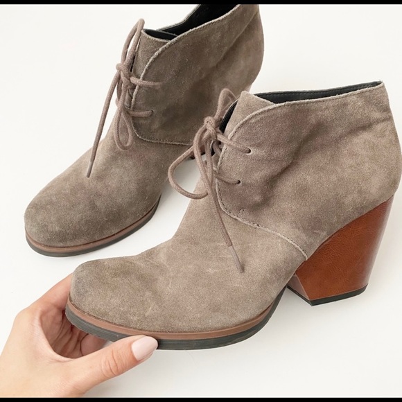 Korks by Kork Ease || Roana Suede Ankle Booties 9 - Picture 1 of 8